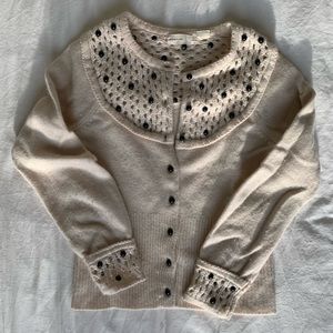 Anthropologie Sleeping on Snow Cardigan Sweater